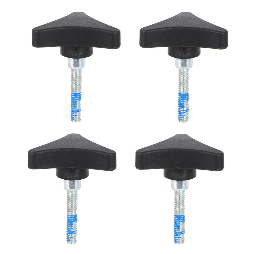4PCS Knob For Rear or Front Rolling Walker Wheel Assembly Rollator Parts Black