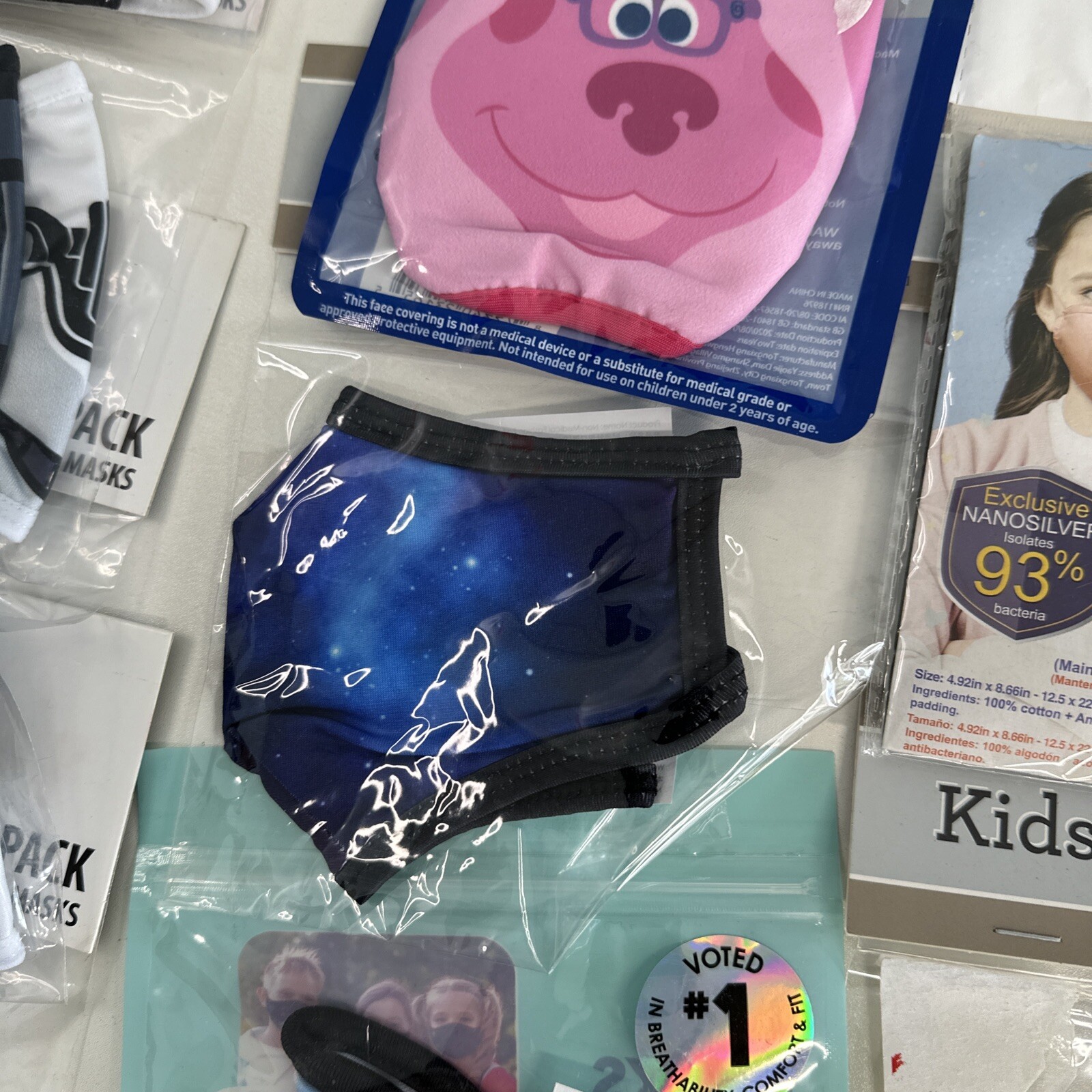 20 Kid Face masks NEW Mix variety See pics