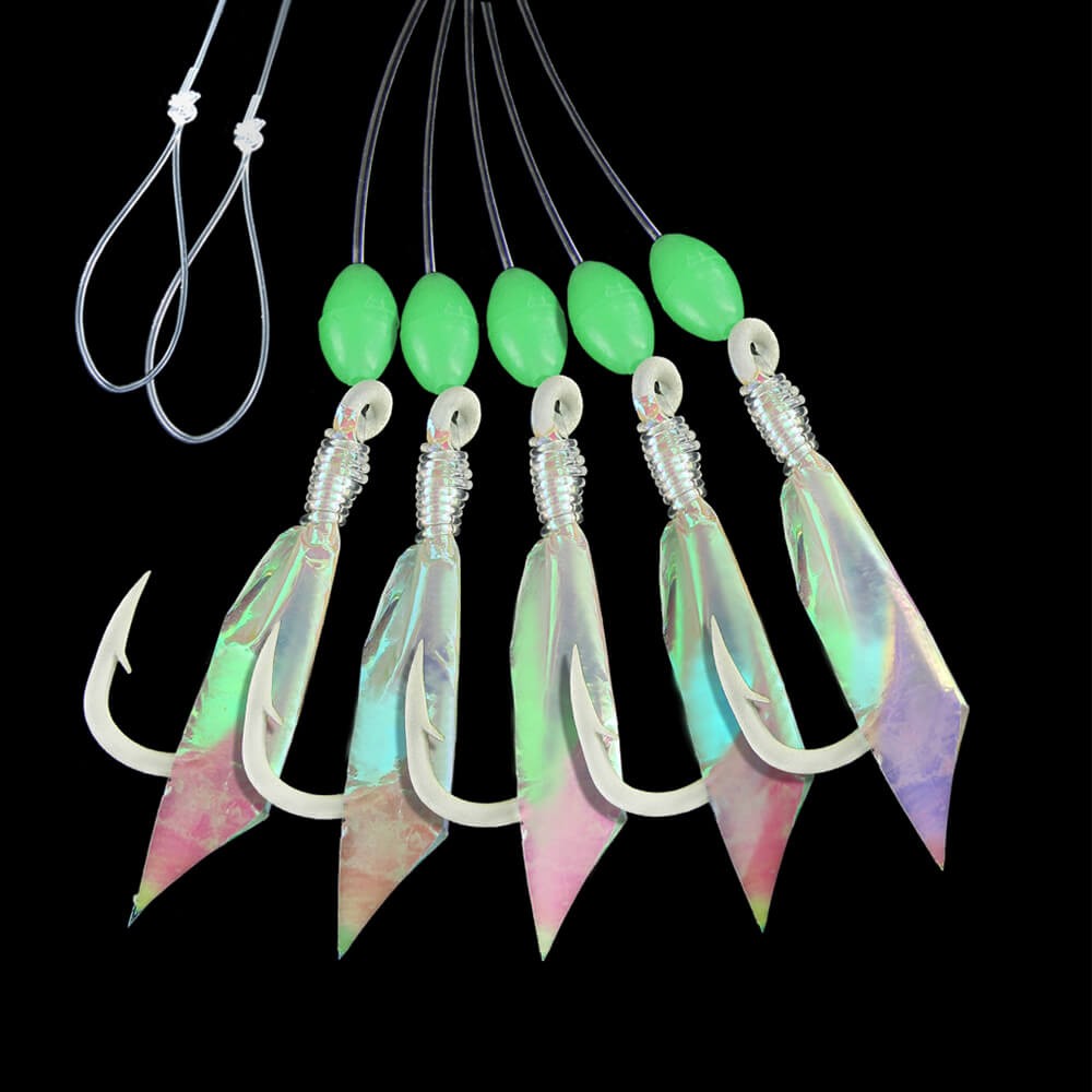 Jenzi Dega Mackerel and Herring System Self Luminous 130cm Sea Tippet
