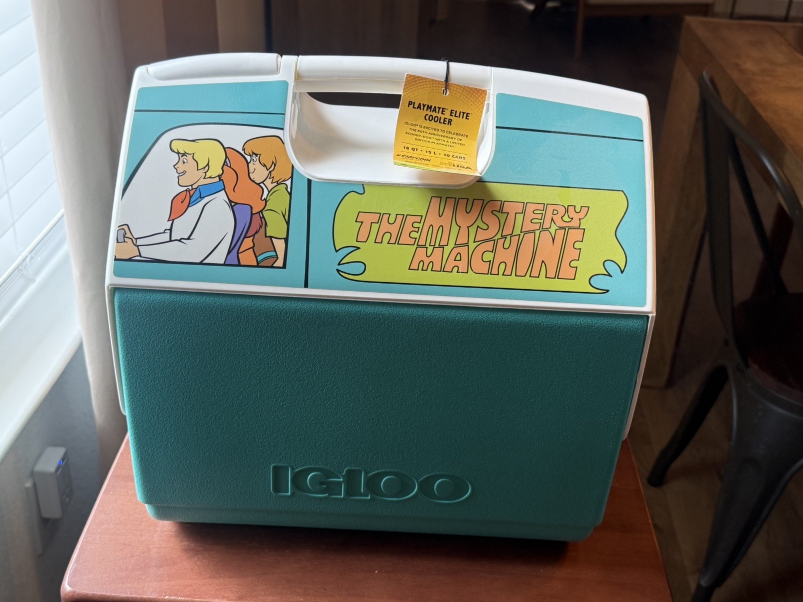Scooby Doo Igloo Playmate The Mystery Machine Limited Ed. Cooler 16 Qt Read!!!