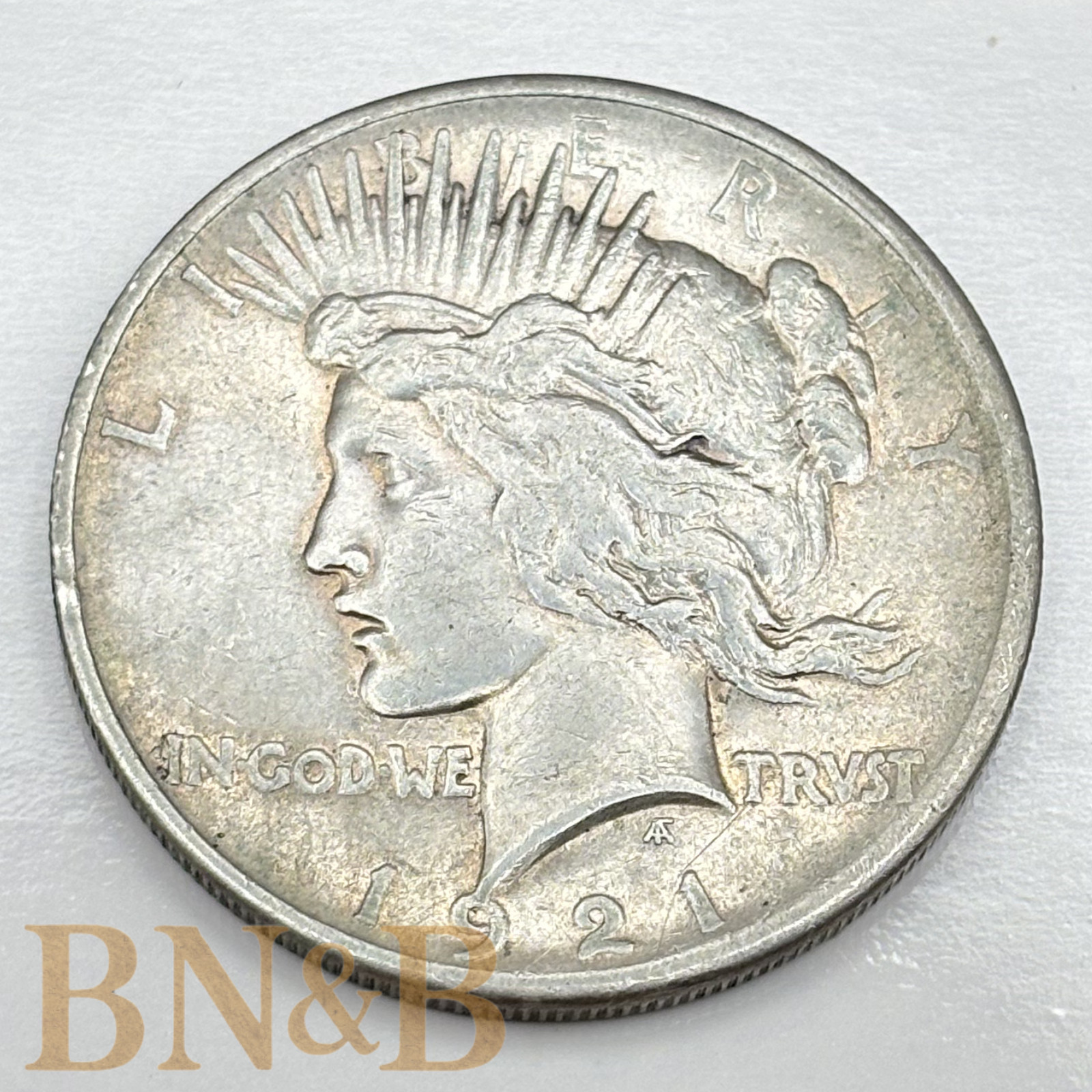 1921 High Relief Peace Dollar AU+++ #E116