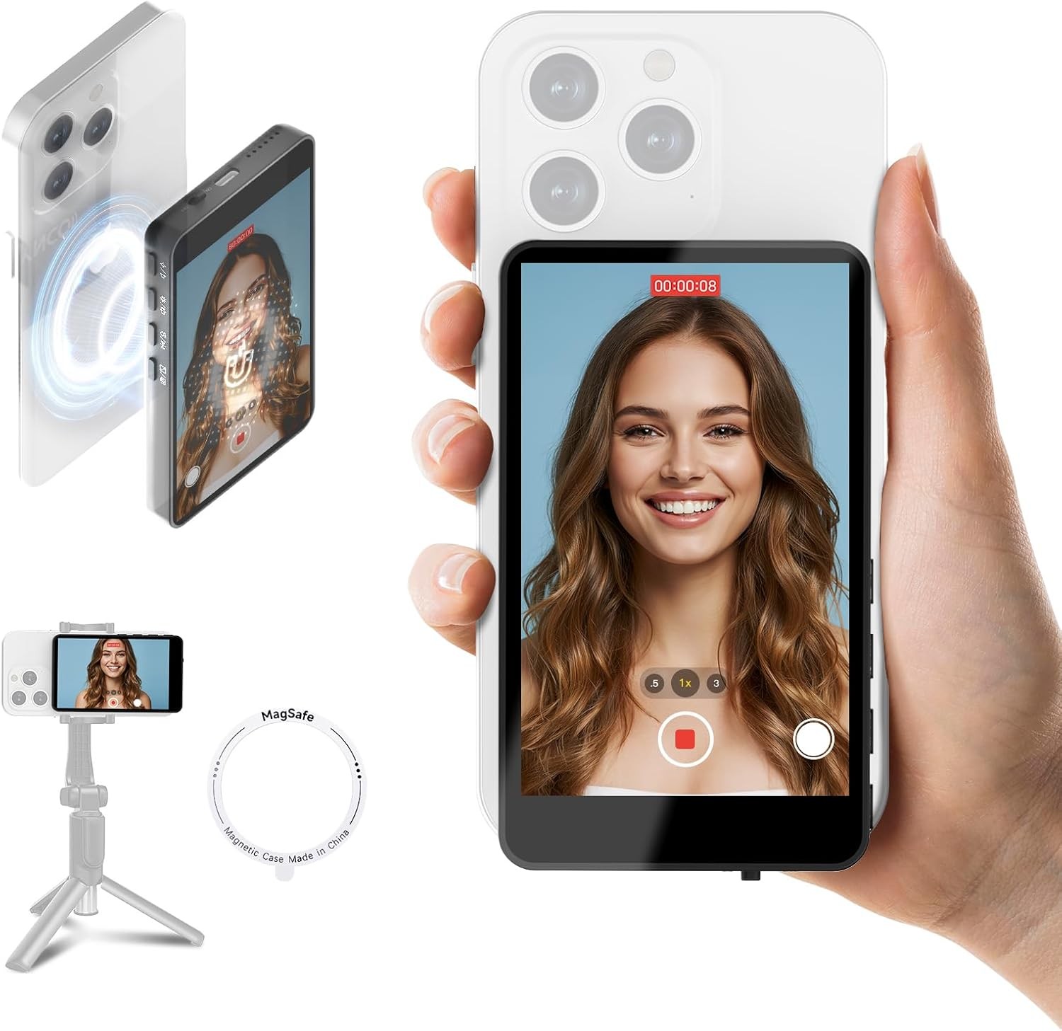 SYNCO XView M4 Phone Selfie Monitor Screen Wireless Magnetic Vlog Selfie Screen