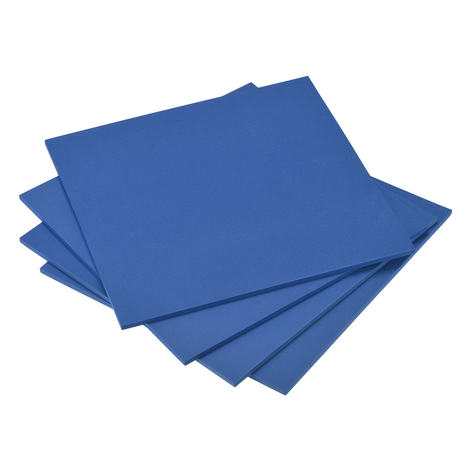4 x Blue EVA Foam Sheets 10 x 10 Inch 5mm Thickness for Crafts DIY