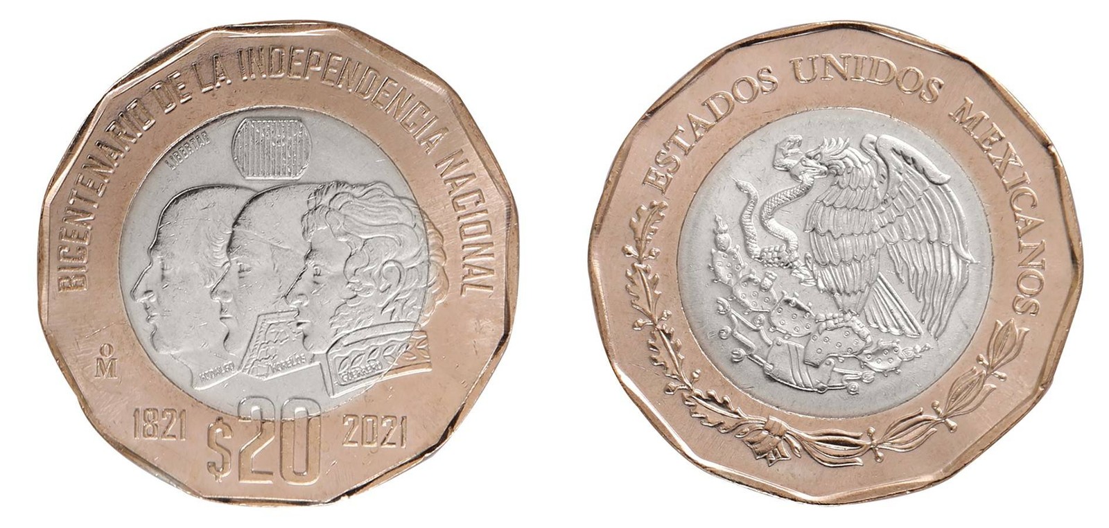 Mexico 20 Pesos, 2021, KM #998, Mint, Commemorative