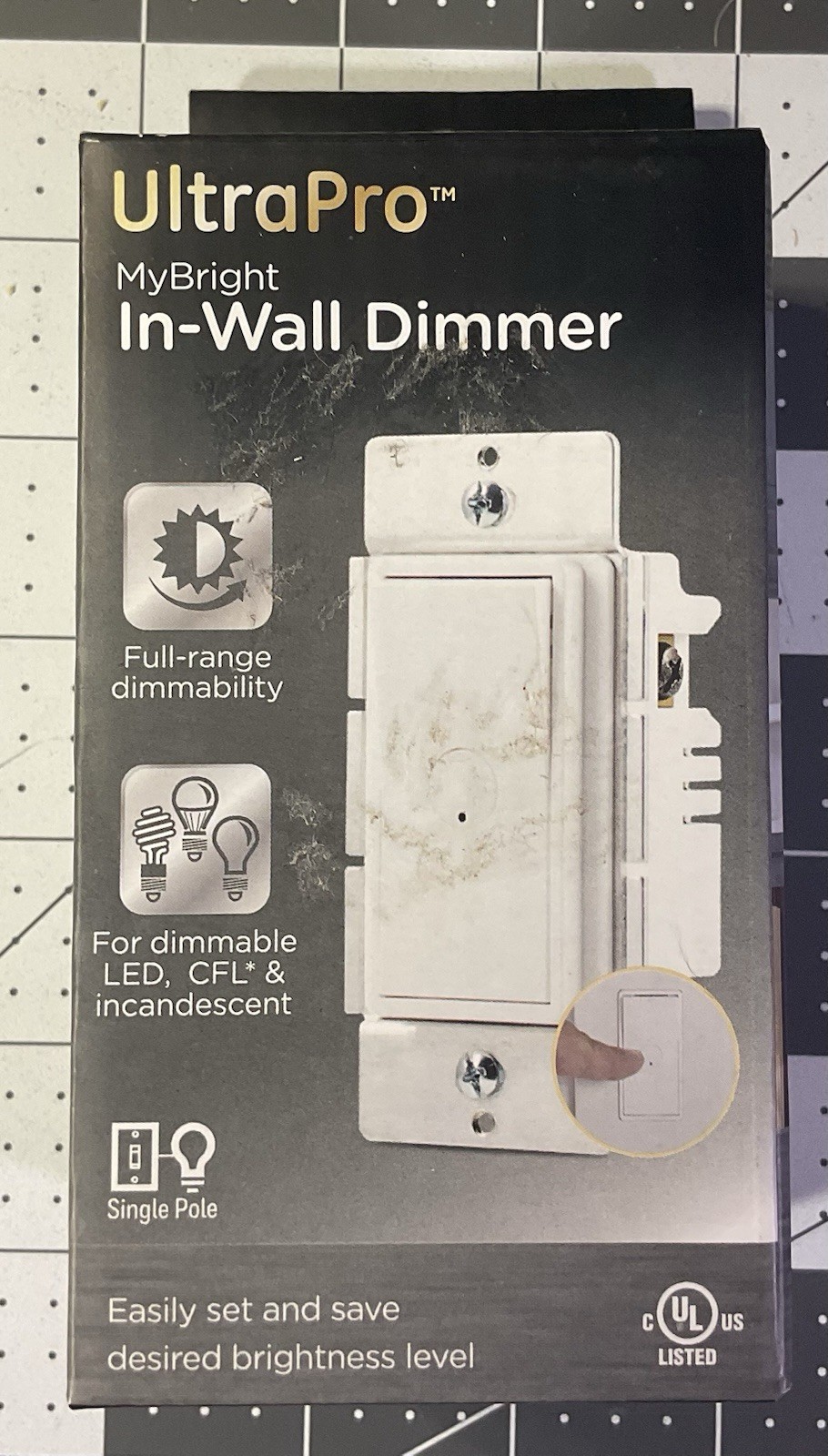 Ultrapro MyBright In Wall Dimmer