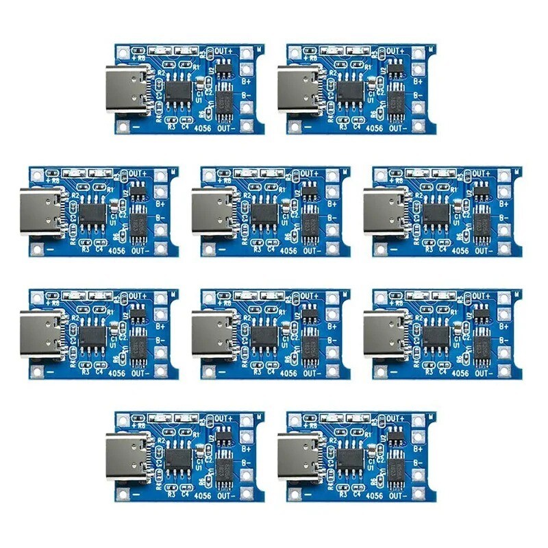 10PCS 5V Micro USB 1A 18650 Lithium Battery Charging Board Charger Module