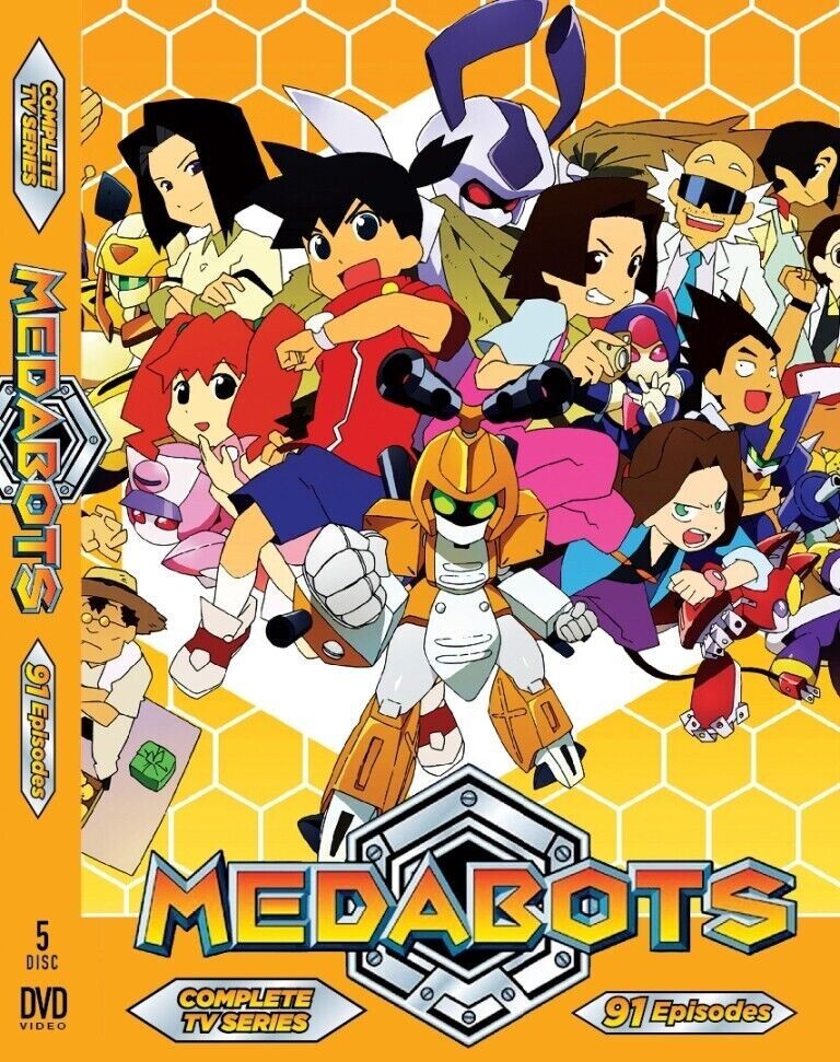 Medabots Complete Series 91 Episodes Anime DVD [English Dub] [Free Gift]