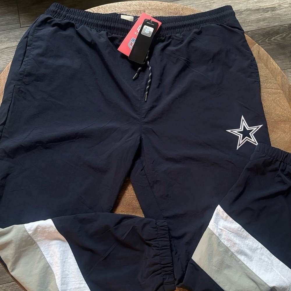 NFL Men's Dallas Cowboys NFL Football Ankle Windbreaker Pants Size XXL