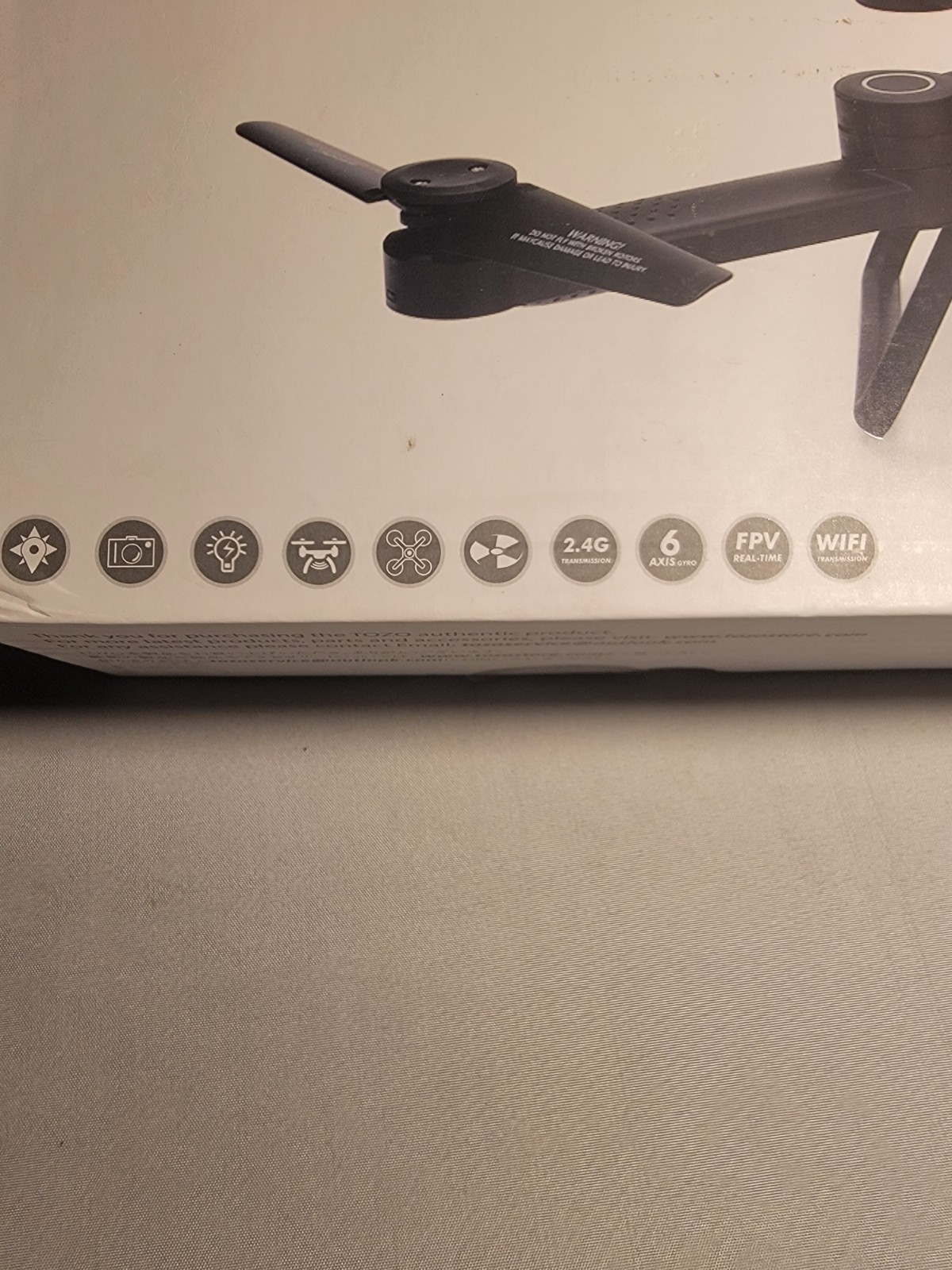 TOZO Q1012 Quadcopter Drone w/ Camera, WiFi FPV, Remote Control, Black