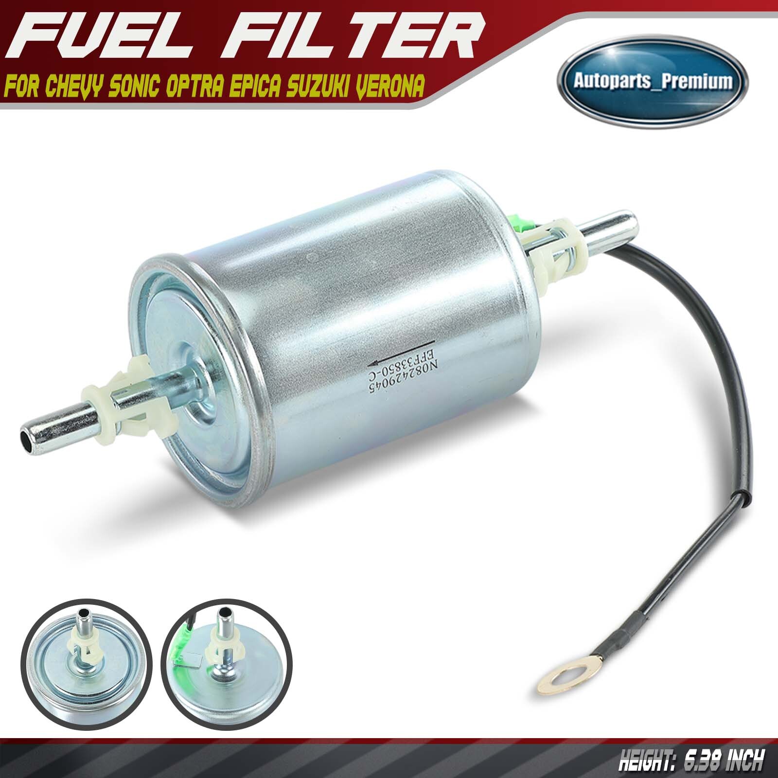Fuel Filter for Chevrolet Sonic 2014-2020 Optra 06-07 Epica Suzuki Verona 04-06