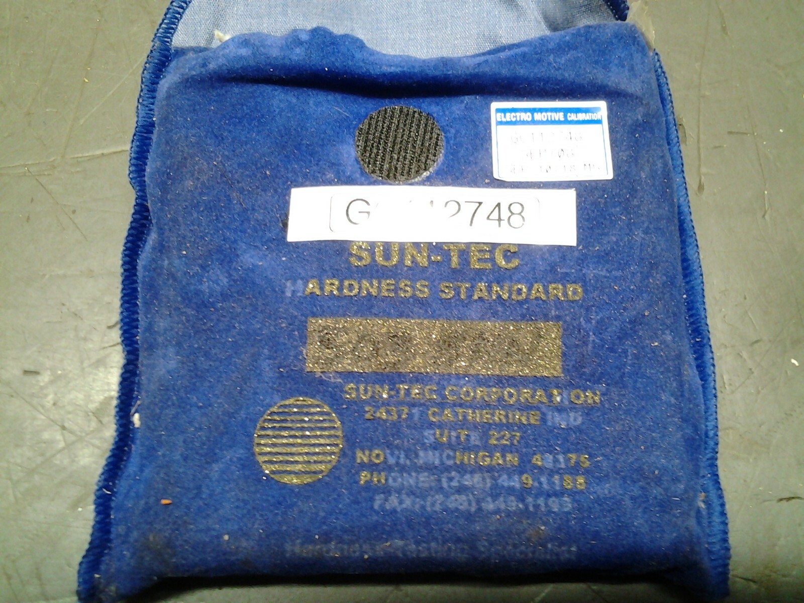 Sun-tec Hardness Standard  503 HBW 10 / 3000  4x4    (MS-301)