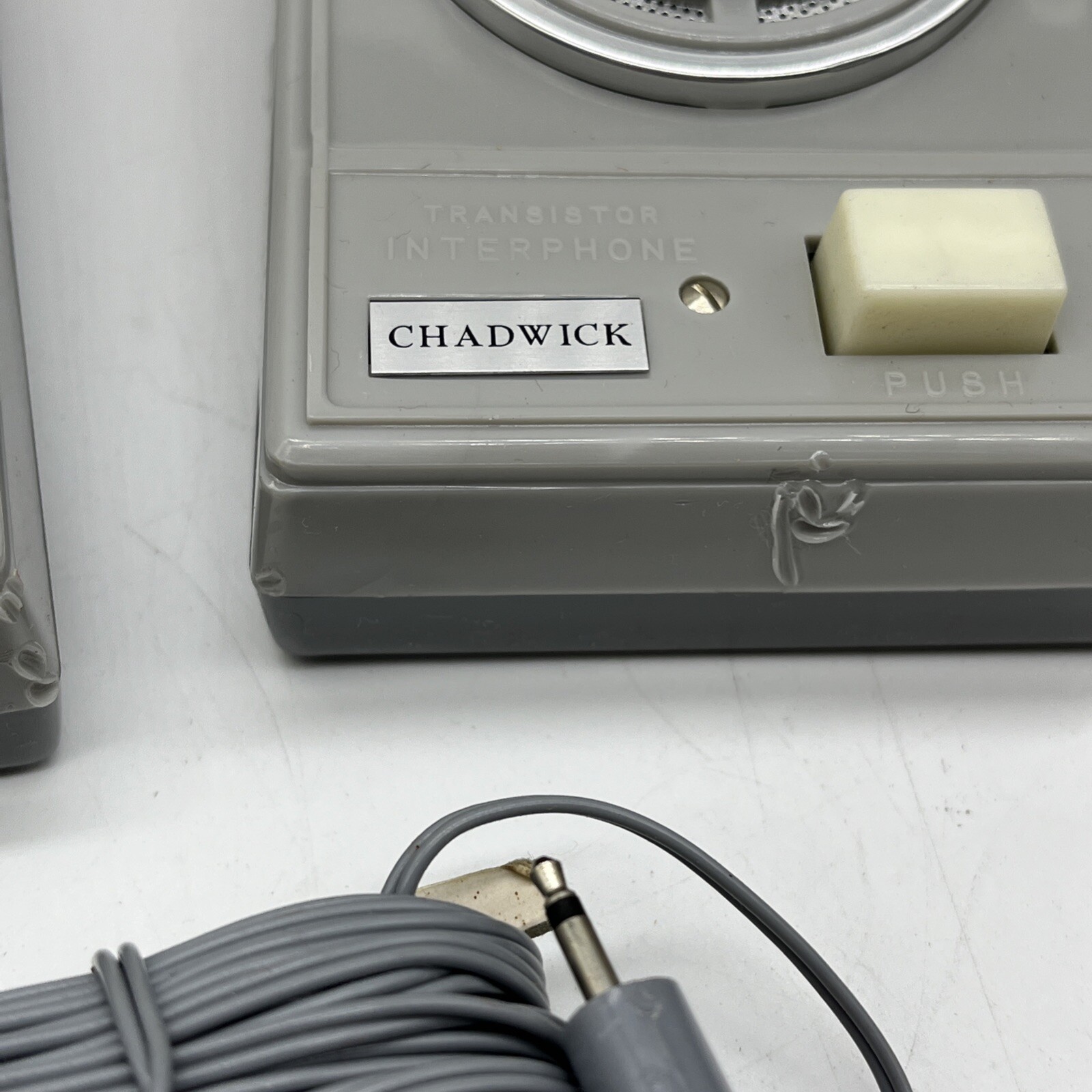Vintage Chadwick 2-Station Transistor Intercom Model KE-10 NOS