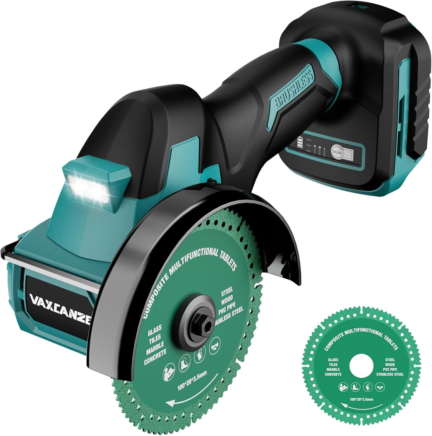 Cordless Cut Off Tool Compatible with Makita Battery, 18,000 RPM Brushless Motor
