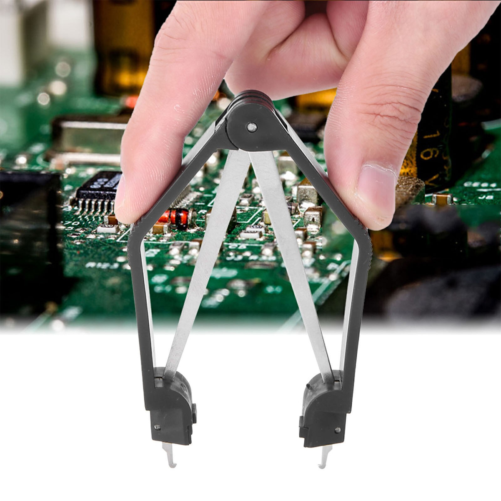 Stainless Steel IC Chip Removing Tool Mother Board Component IC Extractor 105mm