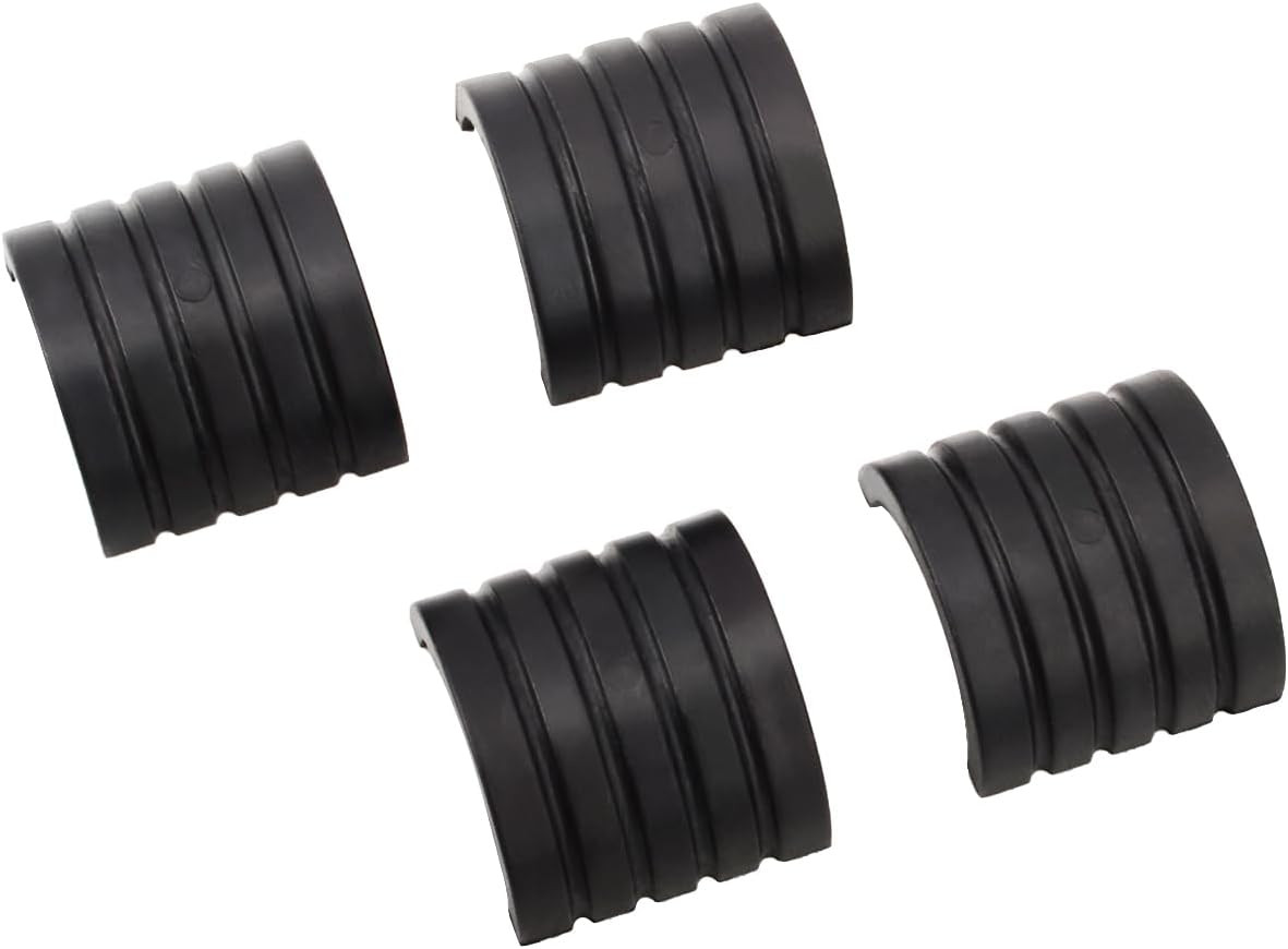 Universal Motorcycle Highway Peg Mount Spacers/Rubber Bushings, Convert 1.25'' F