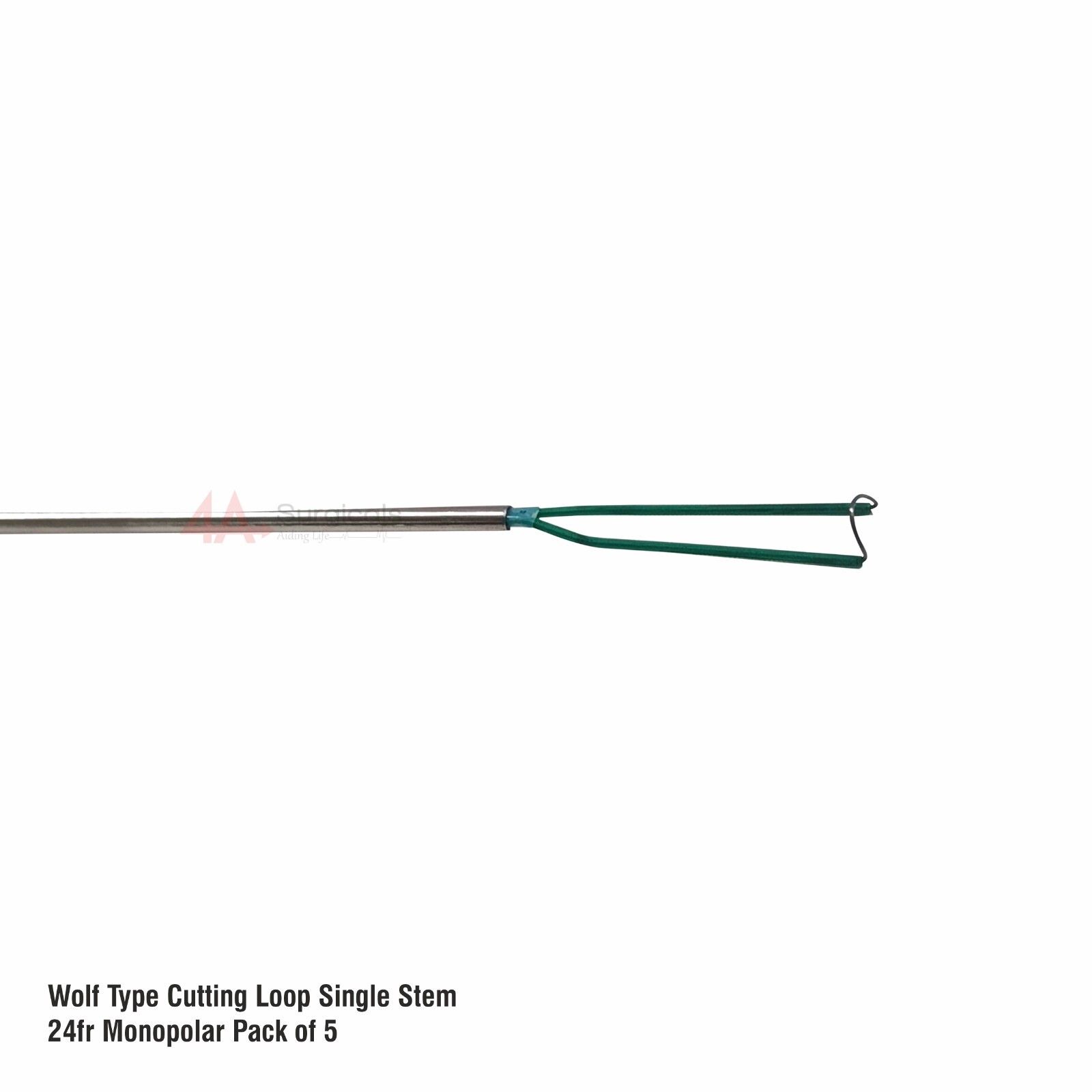 4A WOLF TYPE CUTTING LOOP SINGLE STEM 24Fr MONOPOLAR PACK OF 5