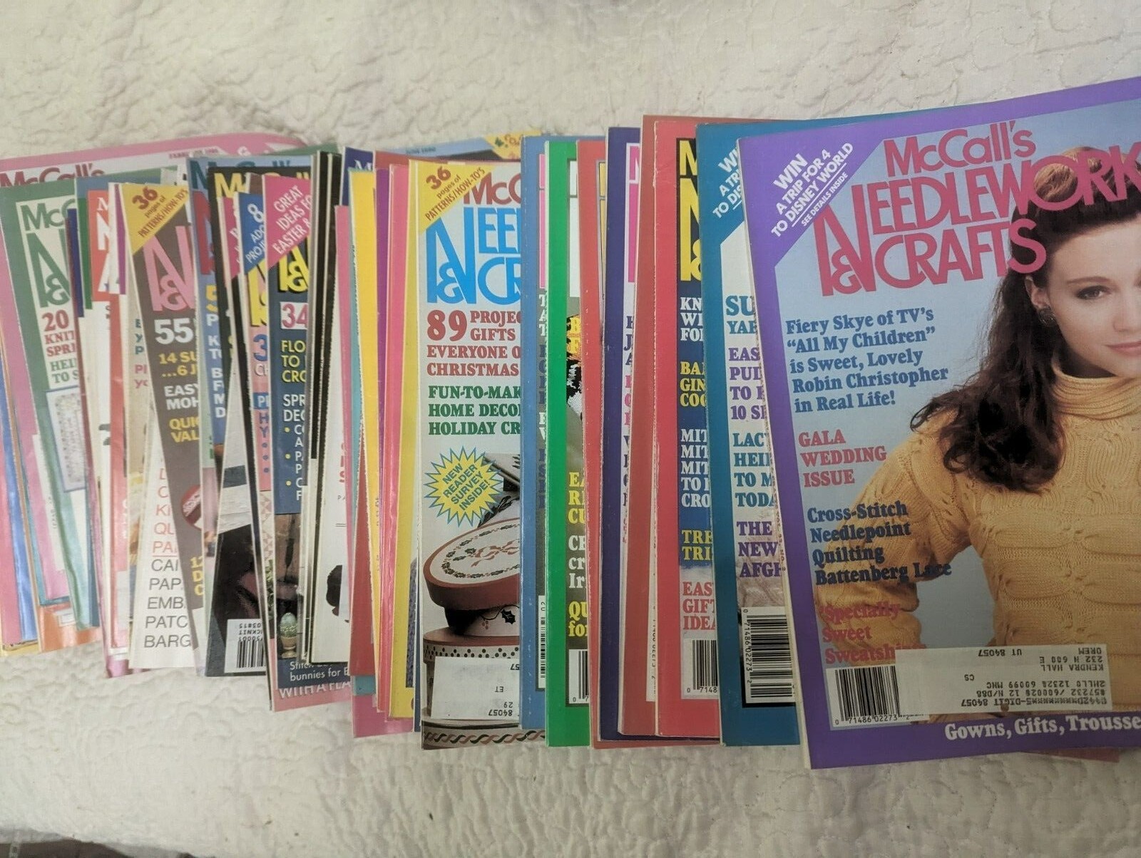 McCalls Needlework & Crafts magazine ideas crocket knitting sewing cross pattern