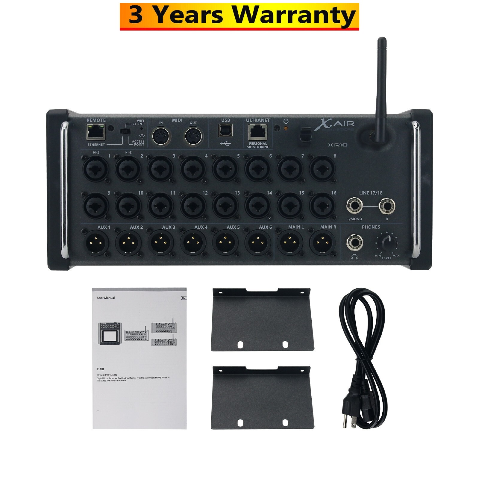 XR18 18-Channel 12-Bus Digital Mixer Rack-Mounted Mixing Console Wifi Built-in