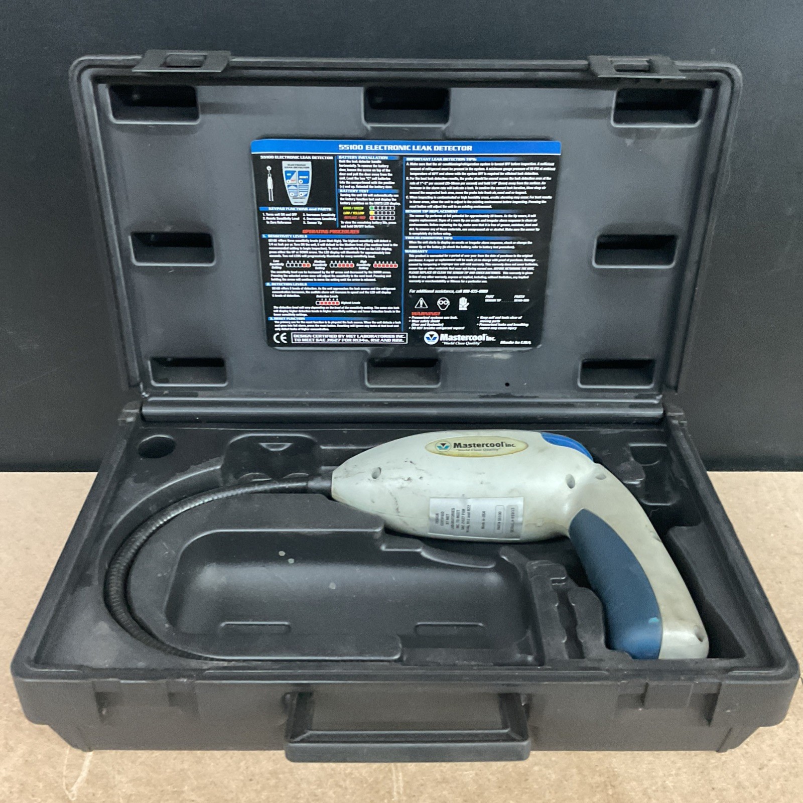 Mastercool Electronic Leak Detector 55100 - Untested