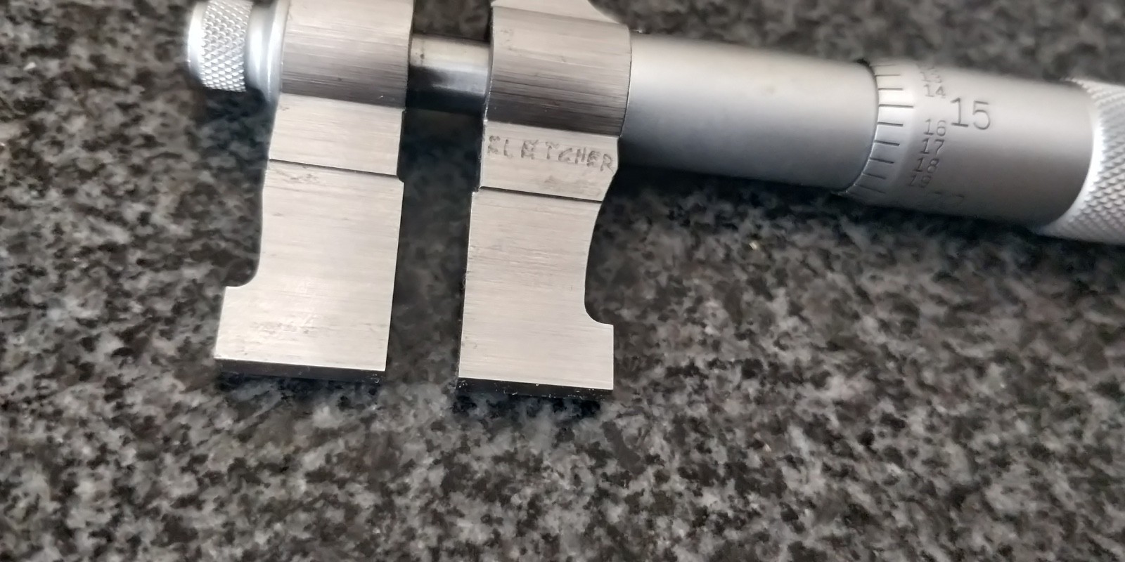 Starrett 700B Inside Micrometer Caliper 1-2" Range