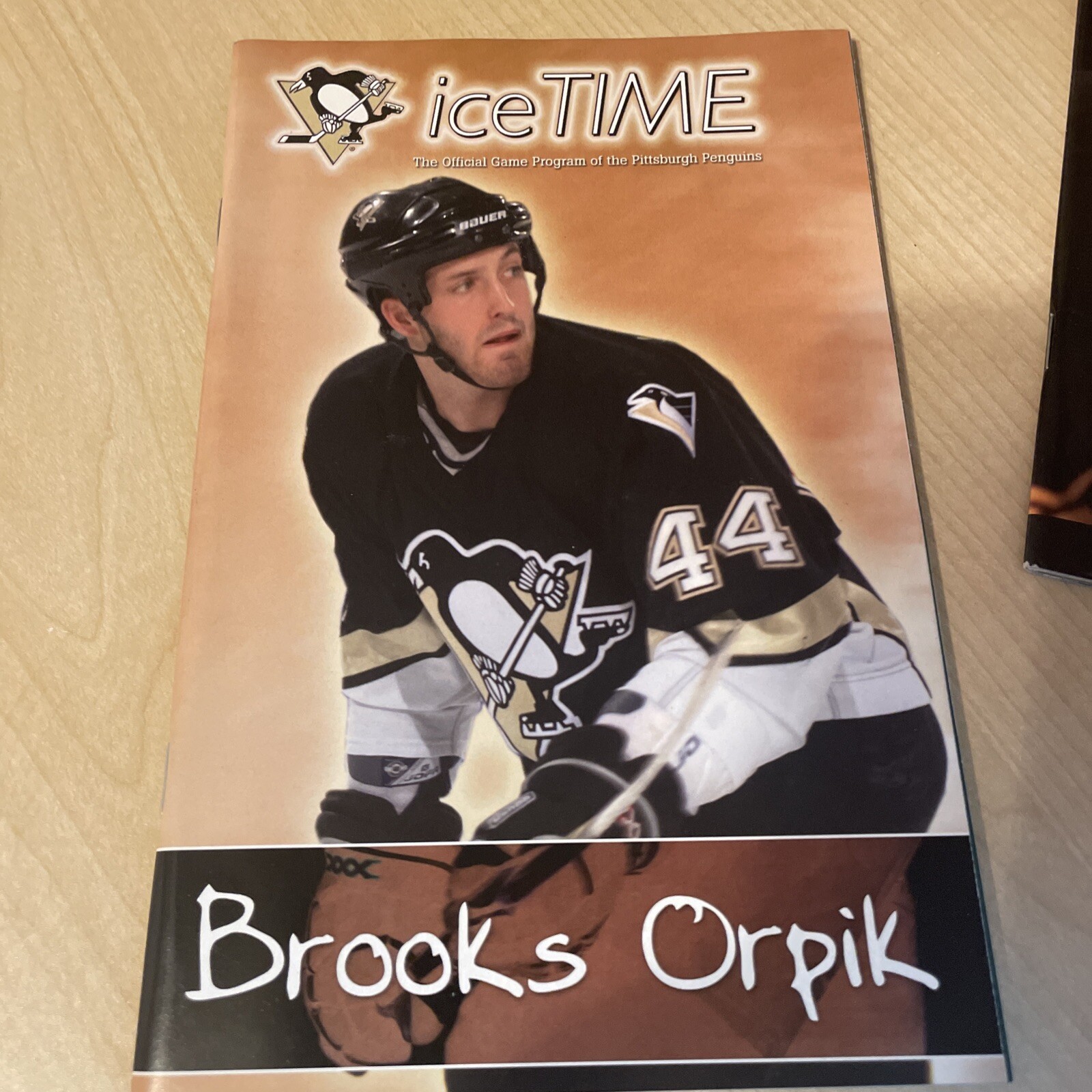3 Pittsburgh Penguins Brooks Orpik IceTime Program Team USA 2007 2006 2010