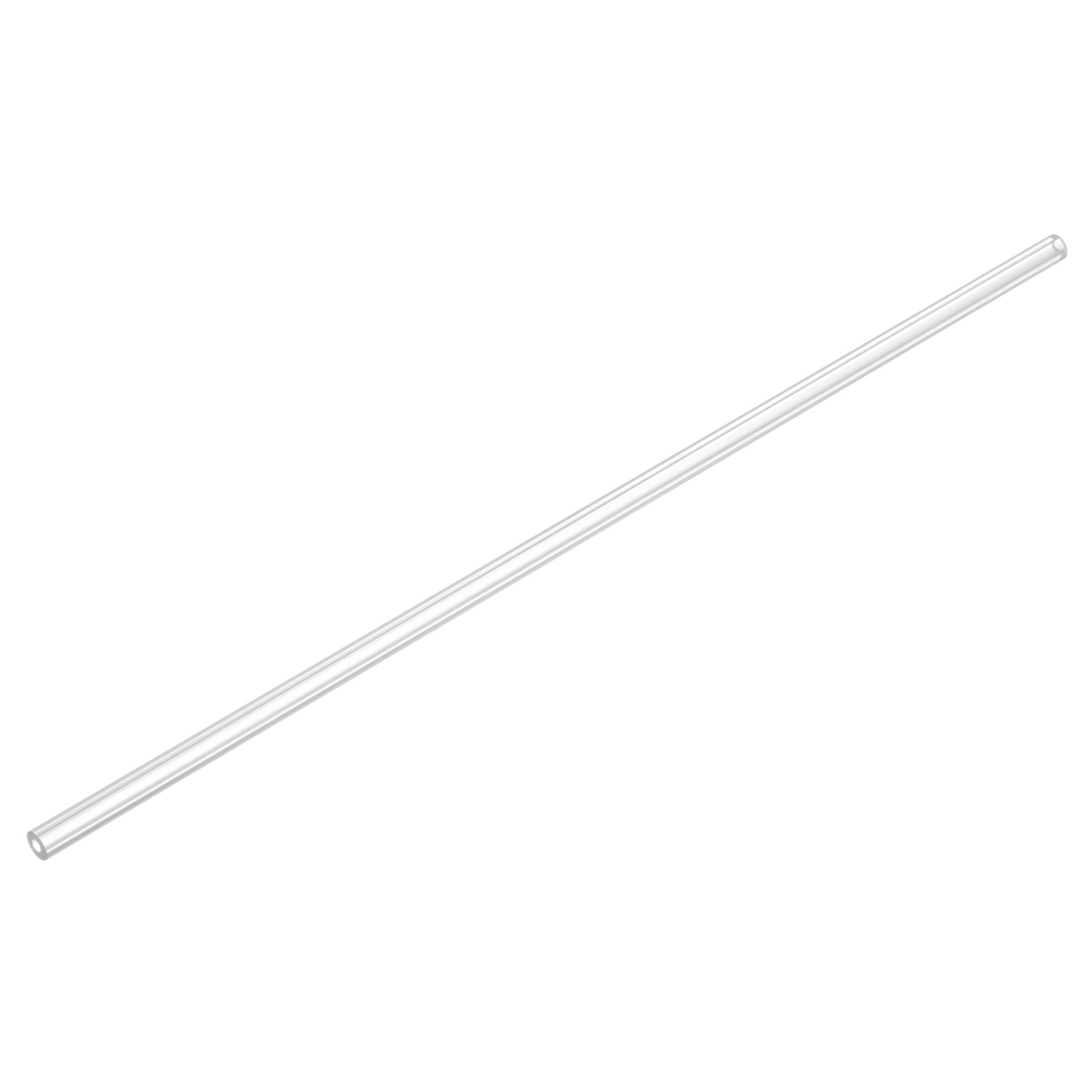 Clear Rigid Tubing 3mm x 7mm x 1Ft Length Round Plastic Polycarbonate Tube