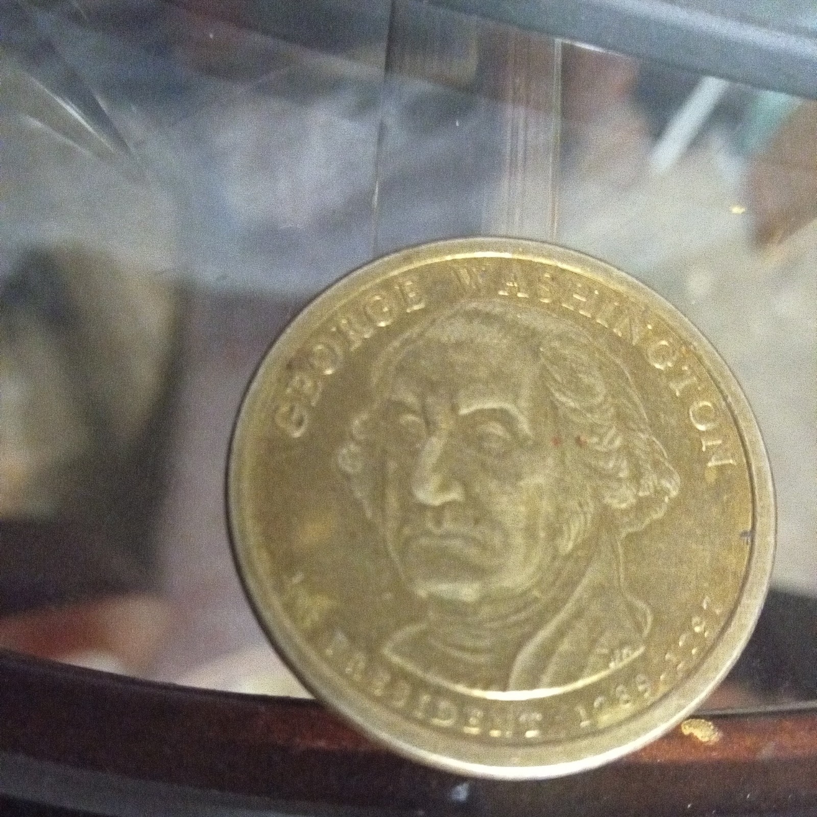 Rare 2007 P Washington Dollar Coin, 1789-1797 Version