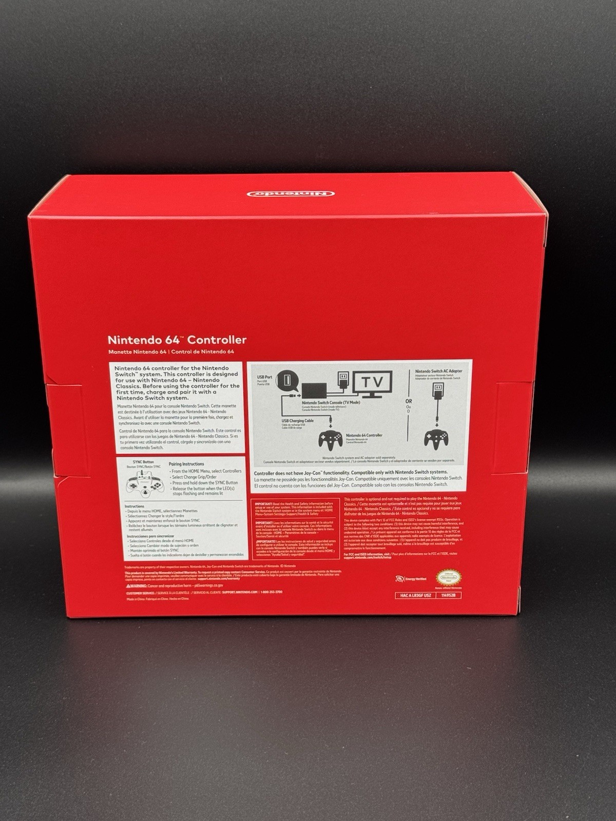 Nintendo Switch Online - N64 Wireless Controller - Brand New US Version