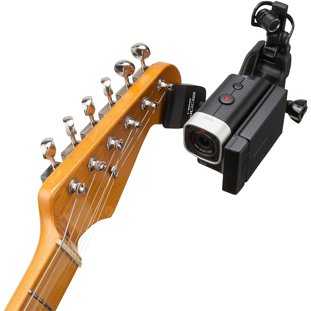 Zoom GHM1 Guitar Headstock Mount for Action Cameras LN