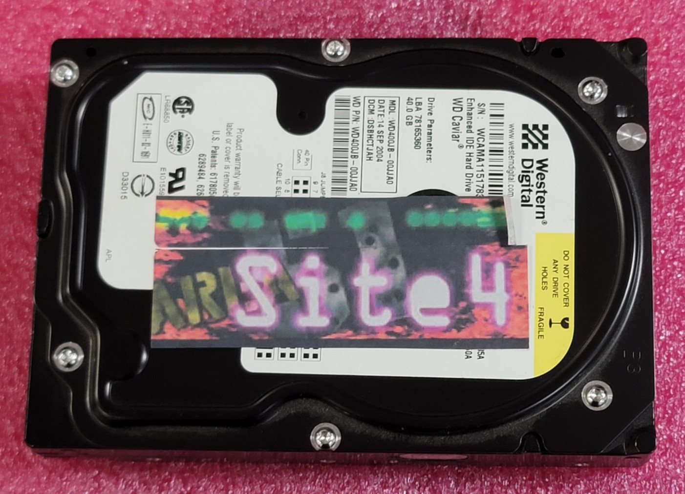 Atari Area 51 Site 4 REPLACEMENT HARD DRIVE FOR ARCADE GAME TESTED WORKING