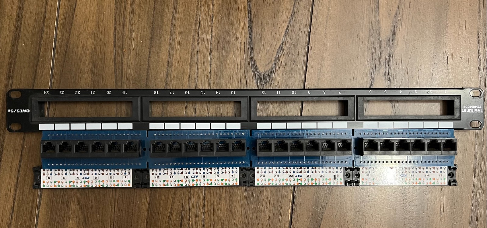 TC-P24C5E TRENDNET 24-Port Cat5e Unshielded Patch Panel