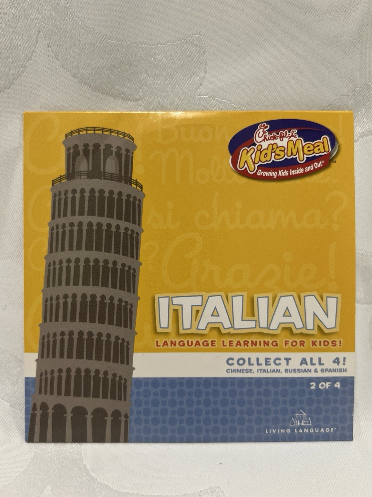 Chick Fil A Learn Italian language CD 2 Of 4
