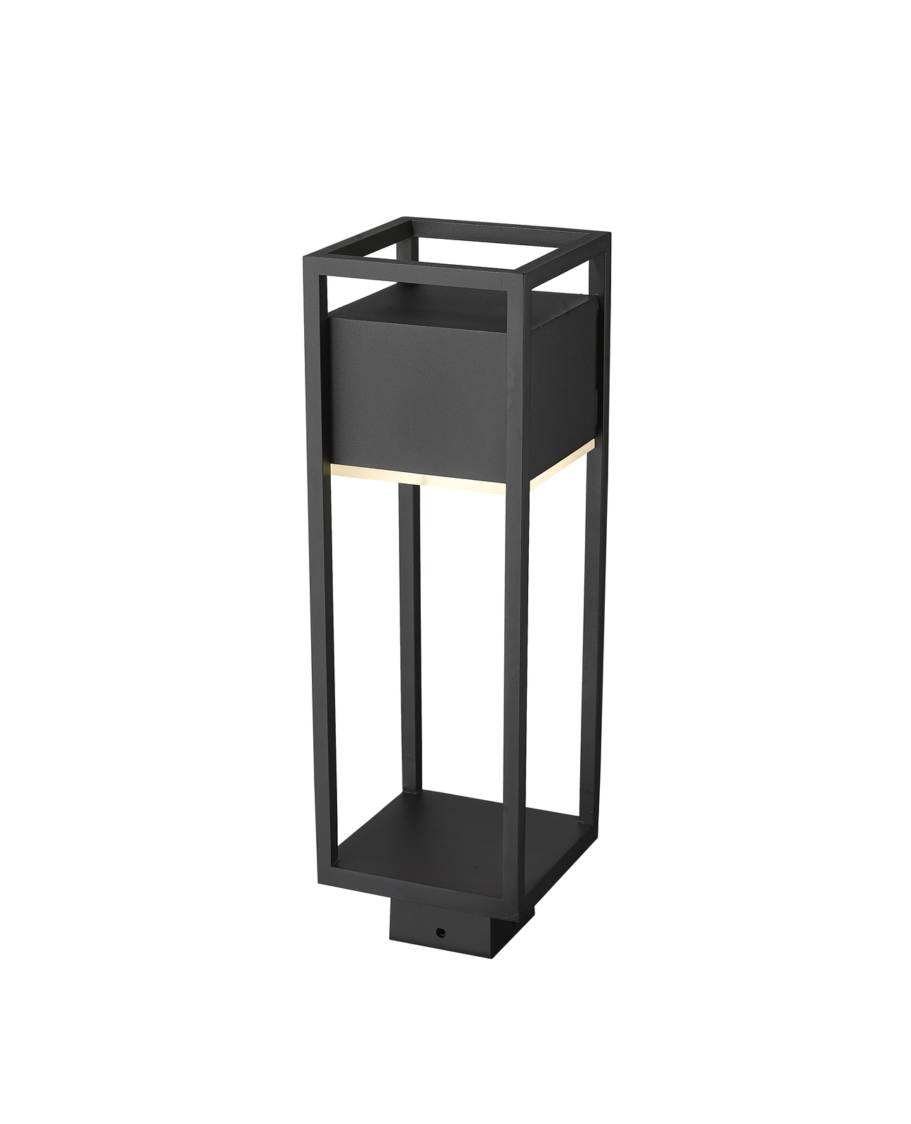 Z-Lite Barwick LED Outdoor Post Mount Fixture, Black