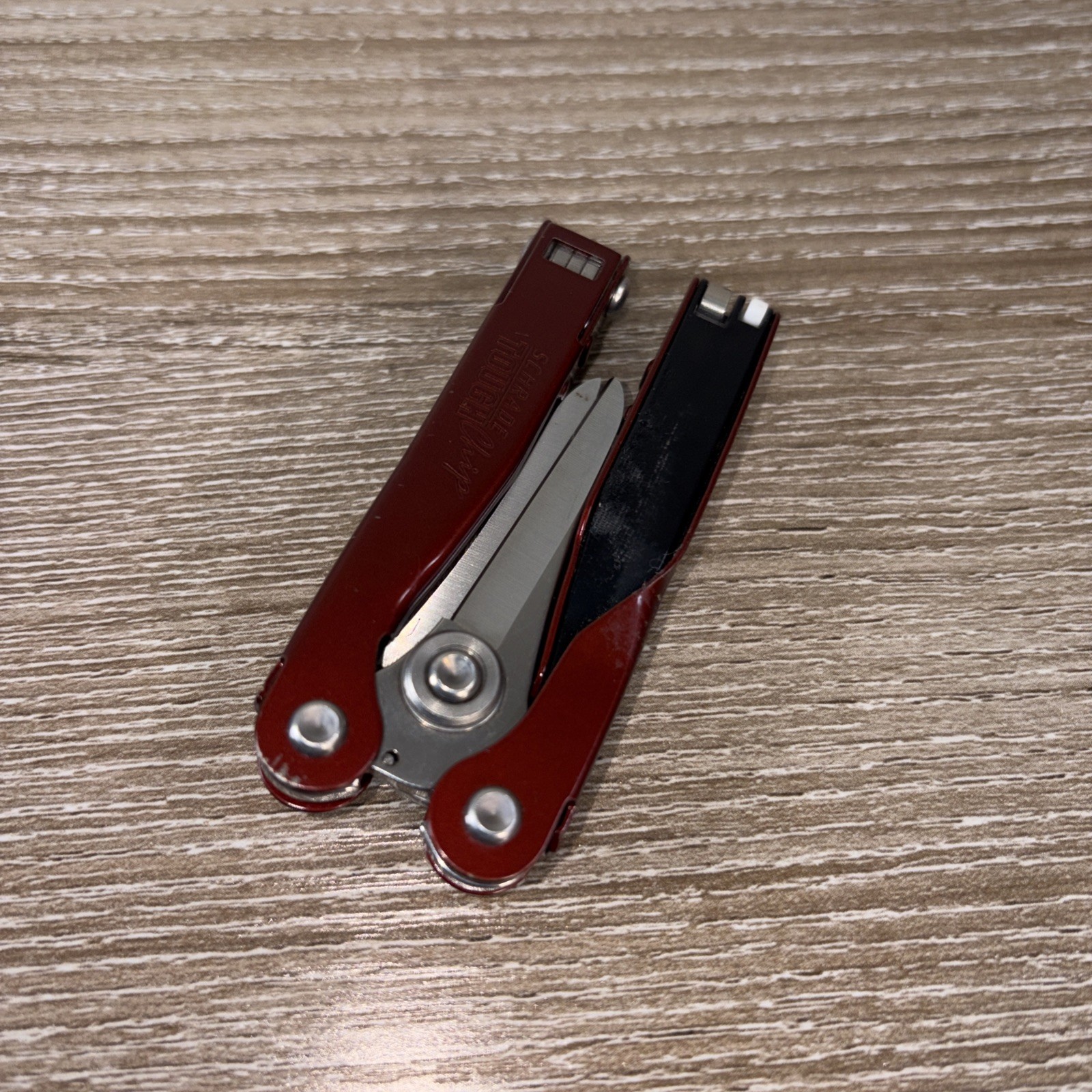 Schrade Tough Chip ST2 Compact Multi-Tool With Nylon Sheath USA