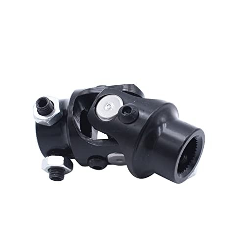Universal Steering U Joint 3/4-36 Spline X 3/4" DD Black Maximum Working black