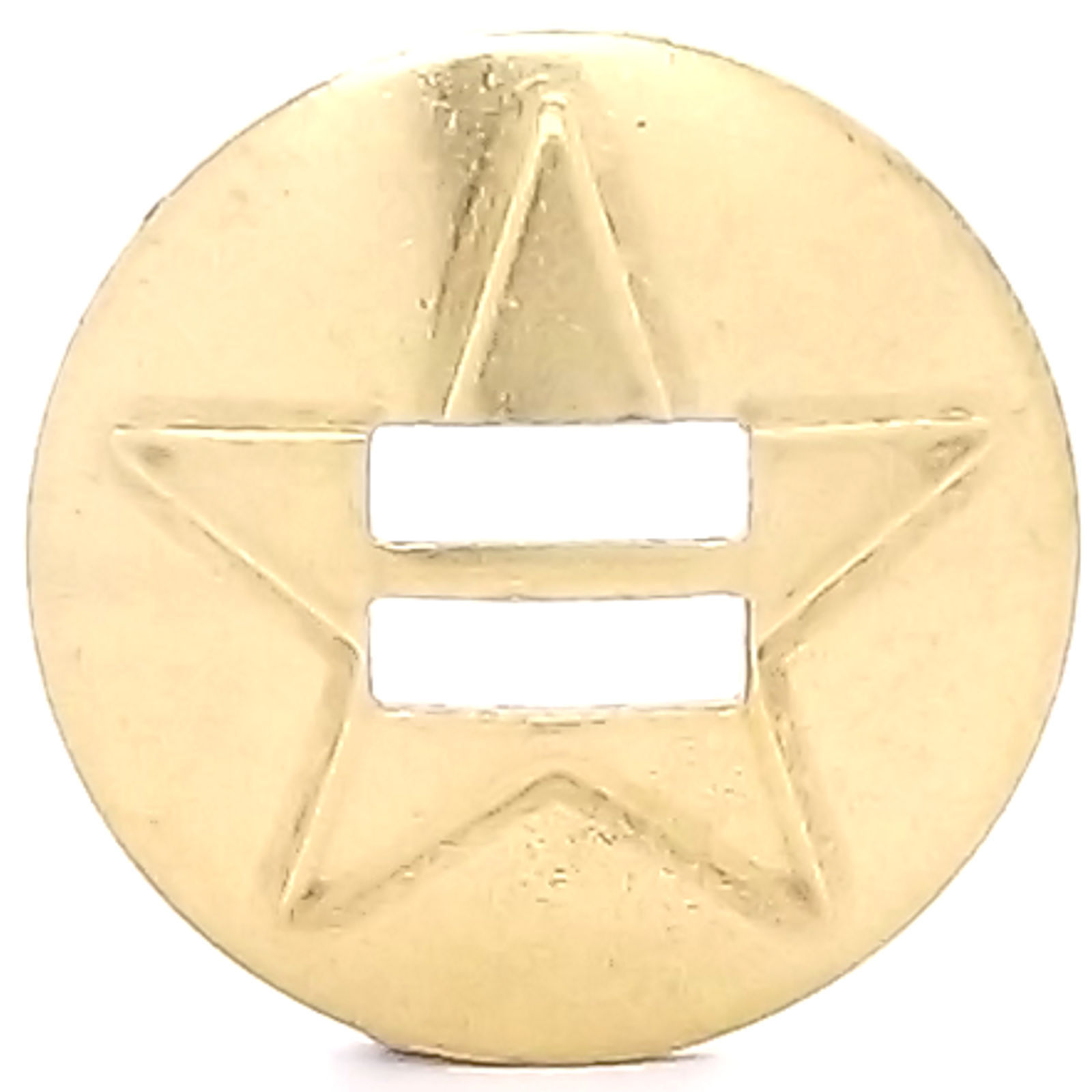 Slotted Star Concho 70/30 Brass 1-1/2" 1351-06