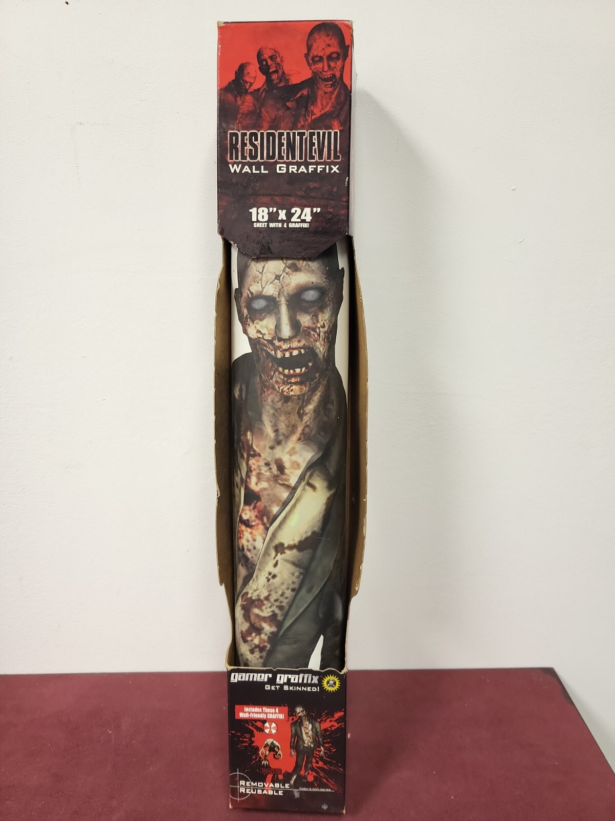 Resident Evil Wall Graffix 18" X 24" Sheet Gamer Graffix Zombie Horror Poster