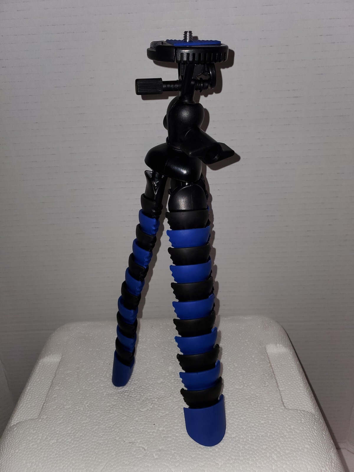 12'' Flexible Gripster Tripod (Blue) for Digital Camera with Quick Release Plate