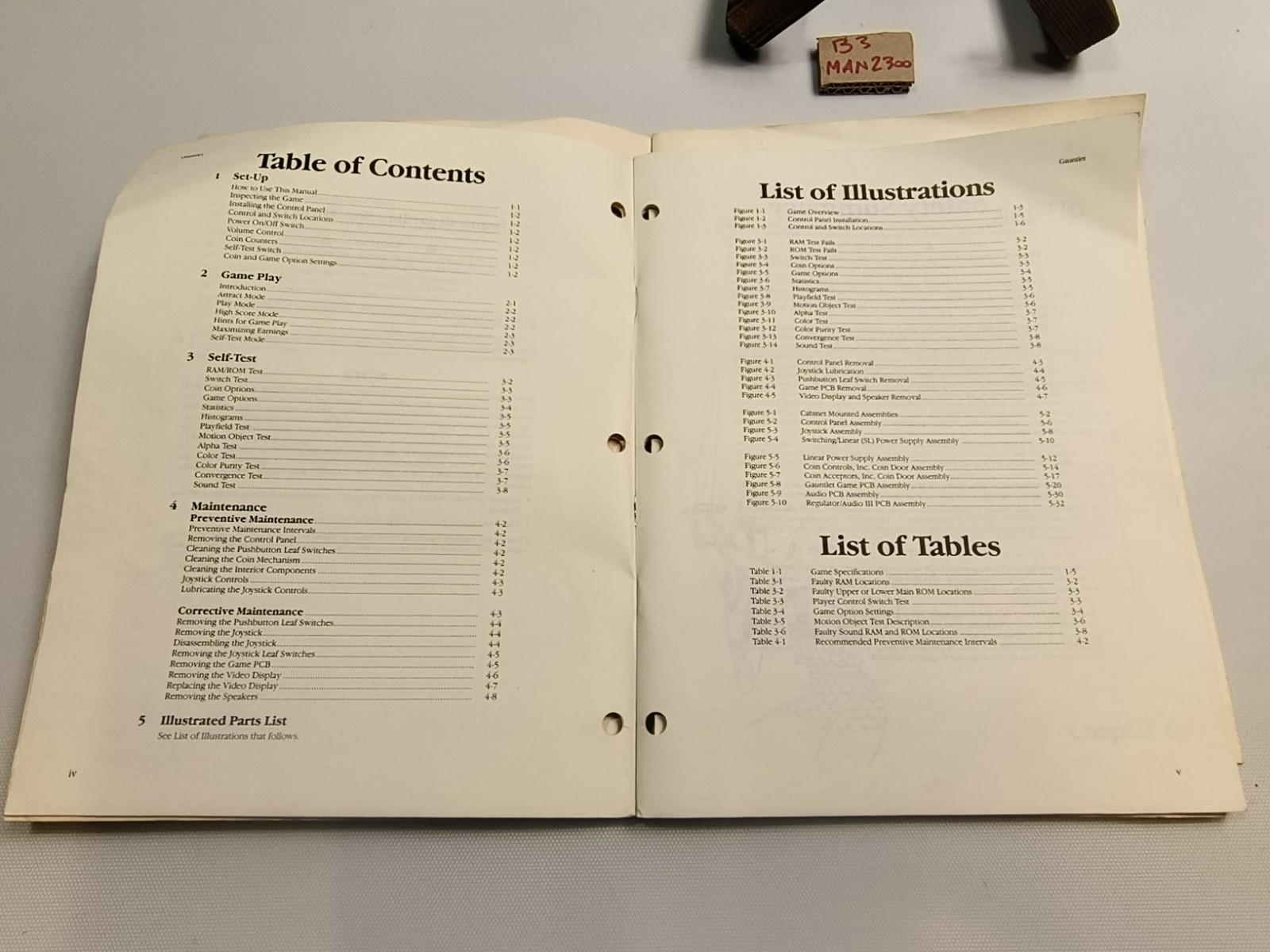 1985 ATARI GAUNTLET OPERATORS MANUAL AND SCHEMATIC PACKAGE SUPPLEMENT