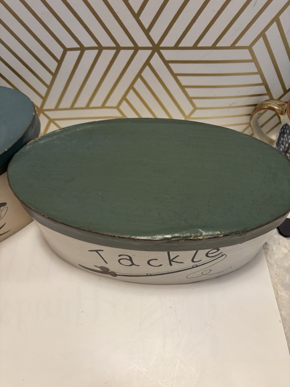 Set Of Two Nesting Boxes Fish & Table