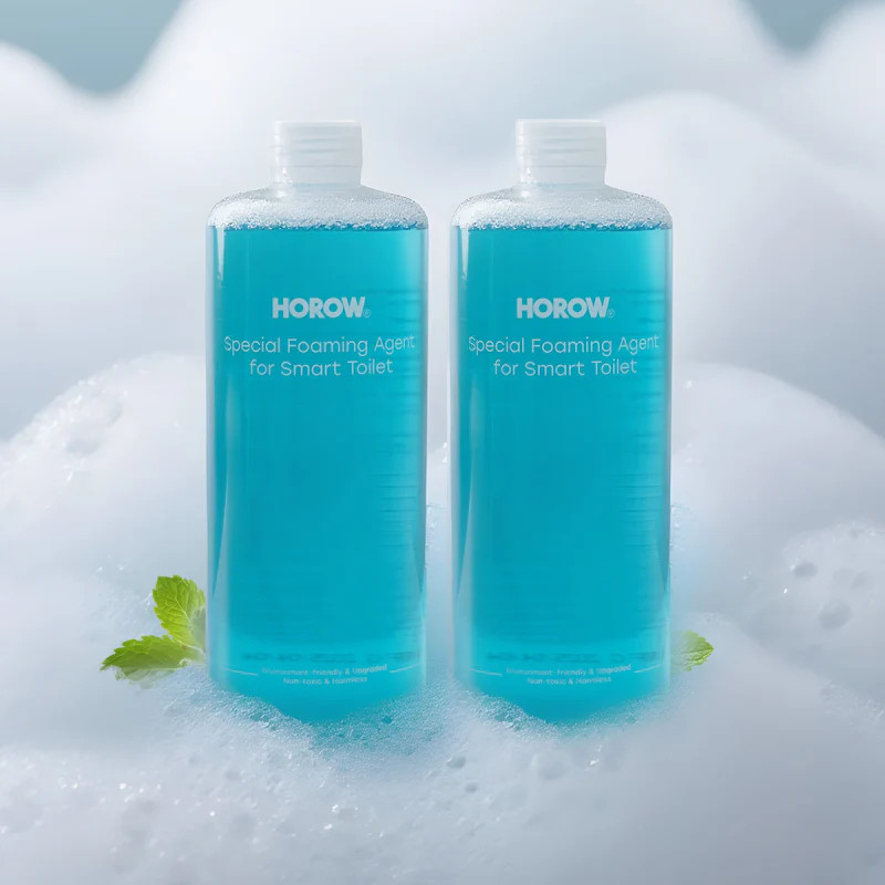 HOROW Smart Toilet Foam Agent Splash Proof Foaming Cleaning Liquid 480ml 2Pack