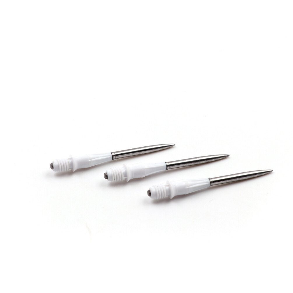 CUESOUL TOUCH-Point Conversion Dart Points for 2BA Soft Tip Darts-White