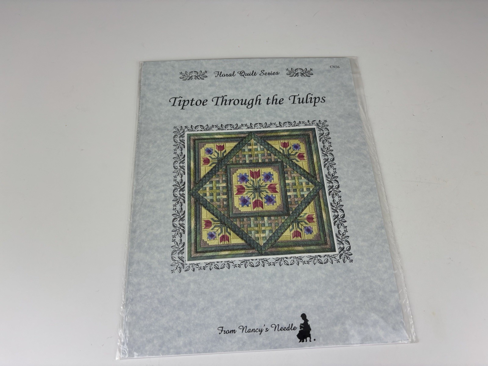 From Nancy’s Needle Quilt Serie Tiptoe Through The Tulips Needlepoint Pattern 1S
