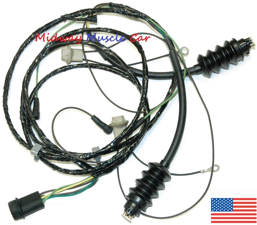 rear body tail light lamp wiring harness 69-72 Chevy GMC pickup truck blazer