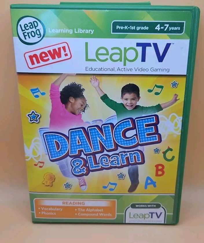 LeapFrog Leap Dance & Learn TV System Game Reading Music Sing Songs Kids