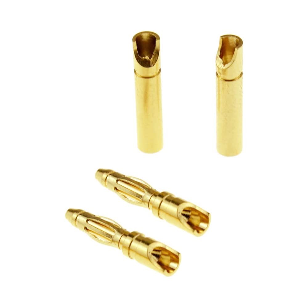 SoloGood 20 Pairs 2.0mm Gold Plated Male and Female 2mm Bullet Banana Connect...