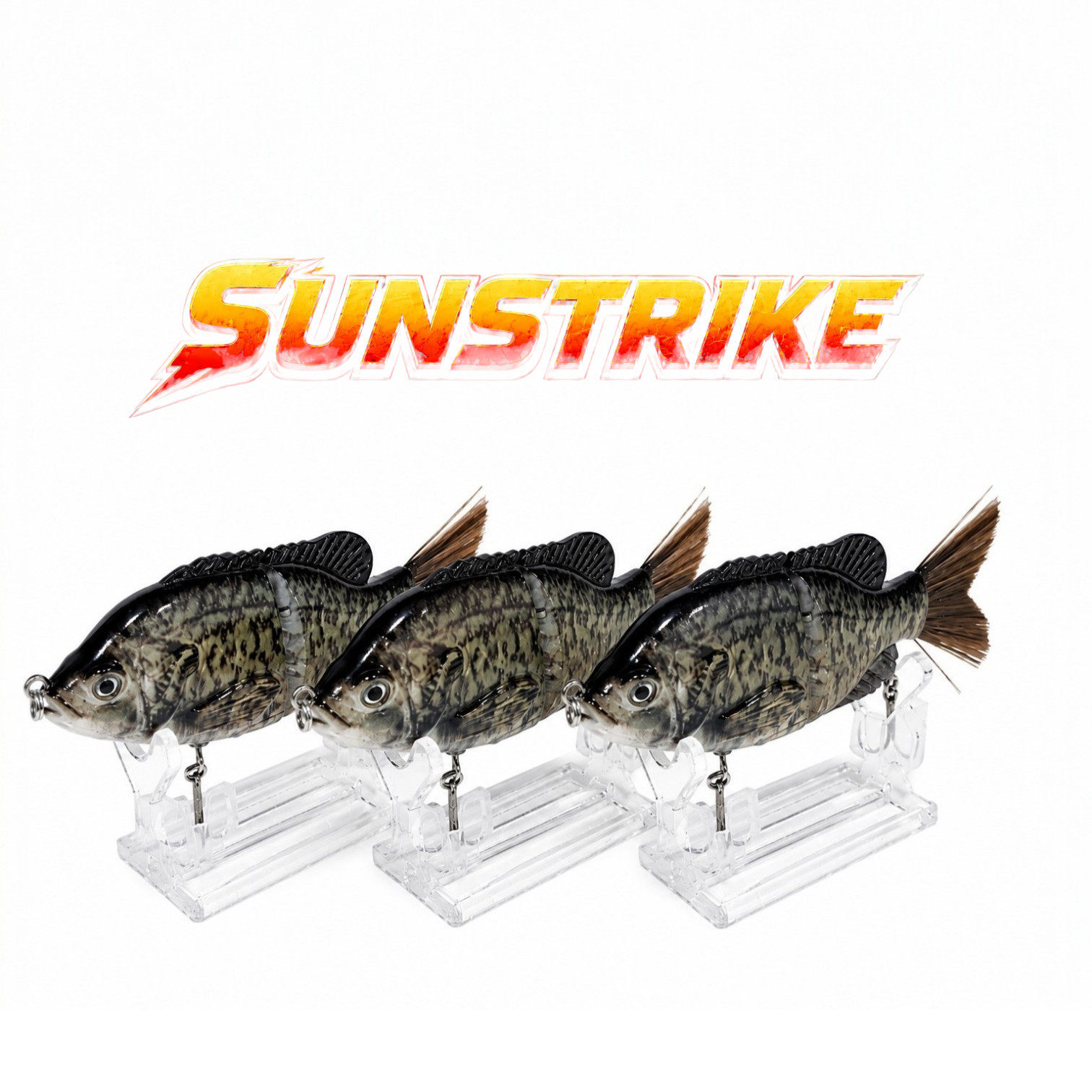HPF 120 Jointed Sinking Sunfish Glide Bait Fishing Lure Bass - 3 pk FREE SHIP