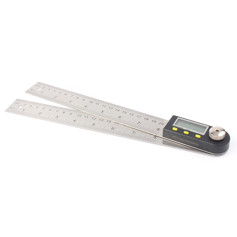 14" Electronic Digital Protractor Goniometer Angle Finder Miter Gauge Ruler