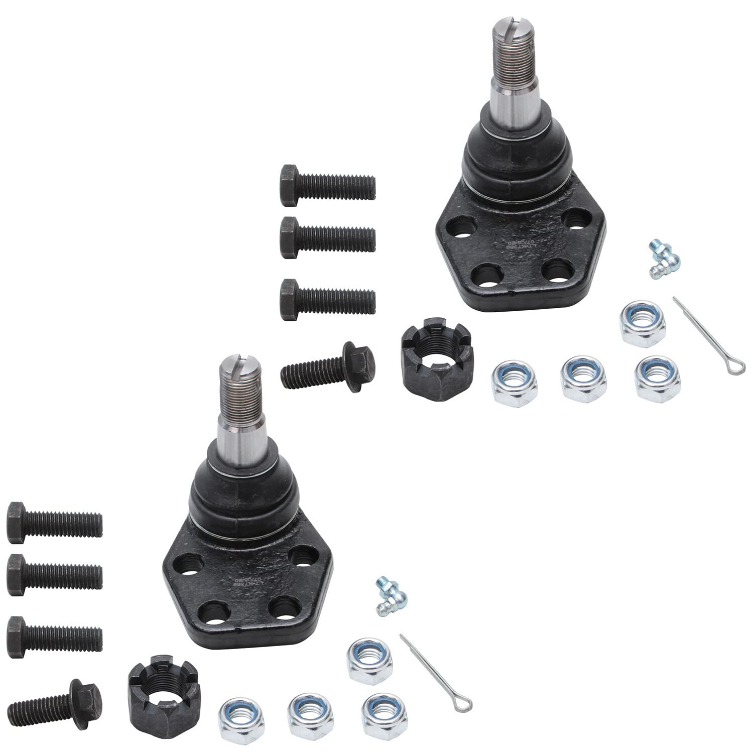 2WD Front Inner Outer Tie Rods Ball Joints for 2000 - 2002 Dodge RAM 2500 3500