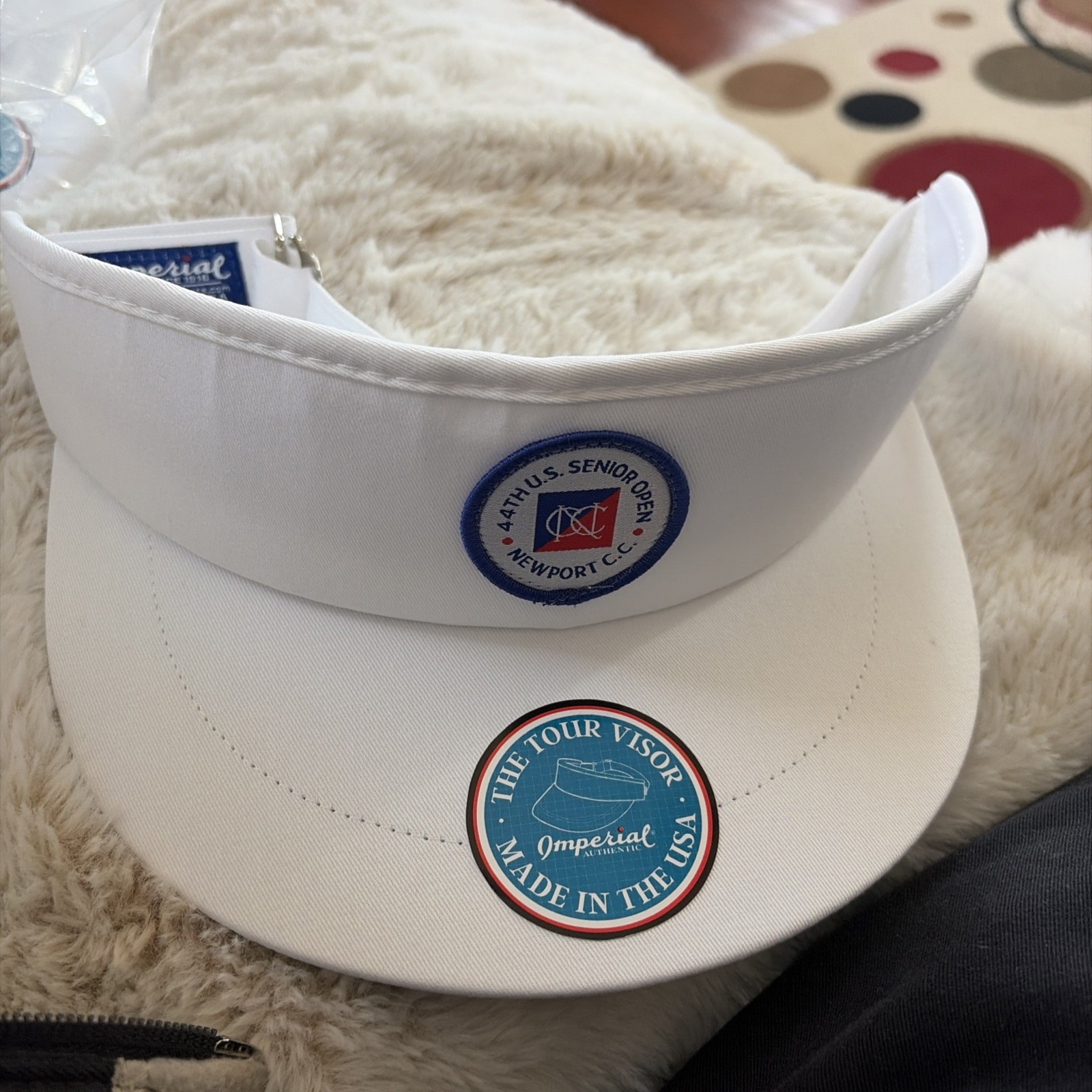 Newport CC Imperial Men’s Visor -  New Adjustable  US Senior Open